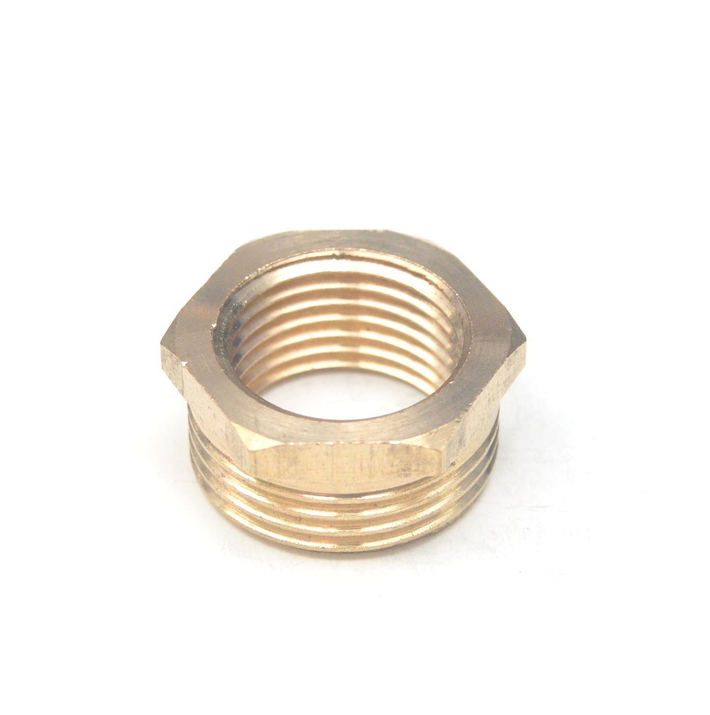 3/4" BSP Male - 1/2" Female Brass Bushing British Pipe Thread