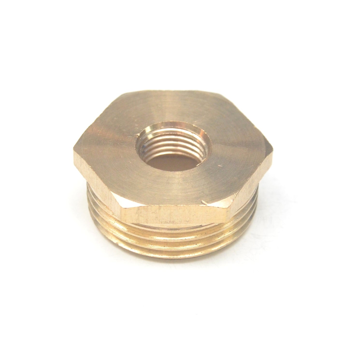 1" BSP Male - 1/4" Female Brass Bushing British Pipe Thread