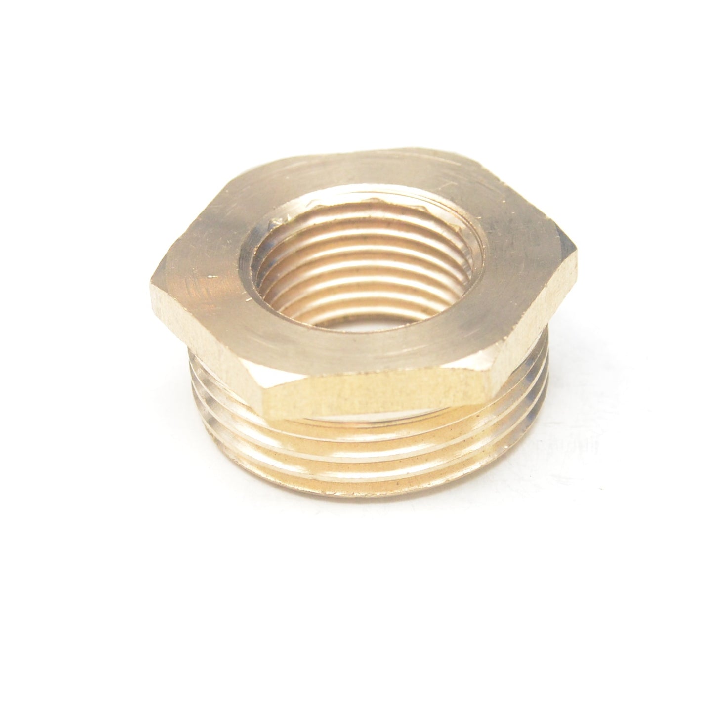 1" BSP Male - 1/2" Female Brass Bushing British Pipe Thread