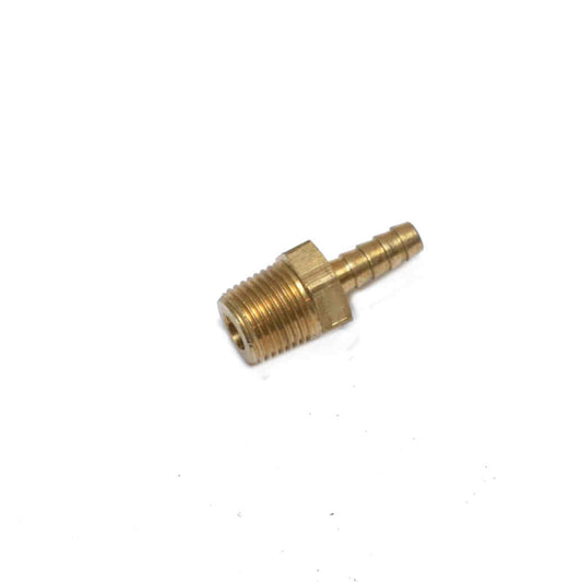 Straight 1/8 Hose ID to 1/8 Male Npt Brass Barbed Fitting Water Oil Gas Air Fuel