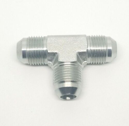 1/2 Jic 37 Male Hydraulic Flare Tee 3 Way Union Steel FasParts 2603-08-08-08