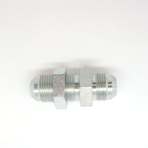 3/4 Jic 37 Male Flare Bulkhead Union Hydraulic Steel Fitting 2700-12-12