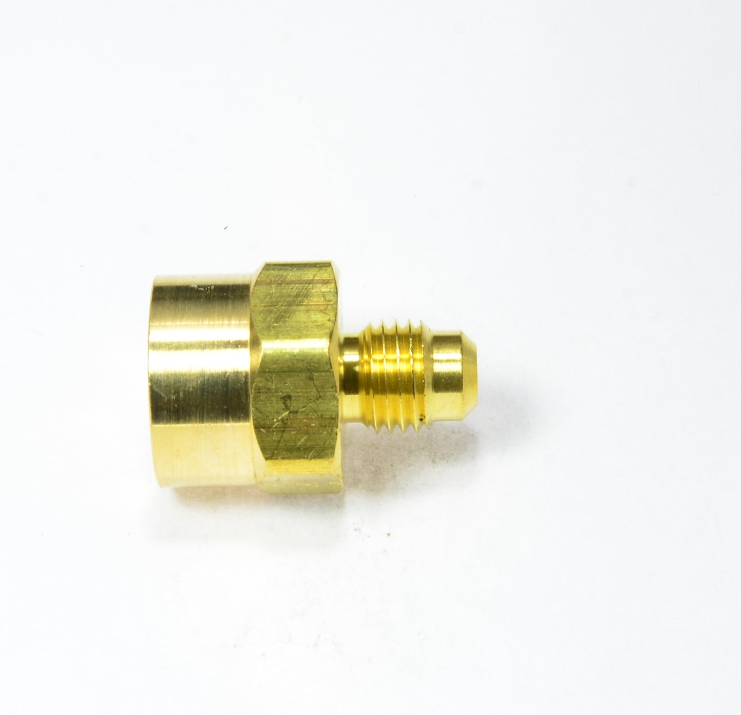 3/8 Female to 1/4 Male Flare Tube Coupling Adapter Brass Fitting Reducer 35-64
