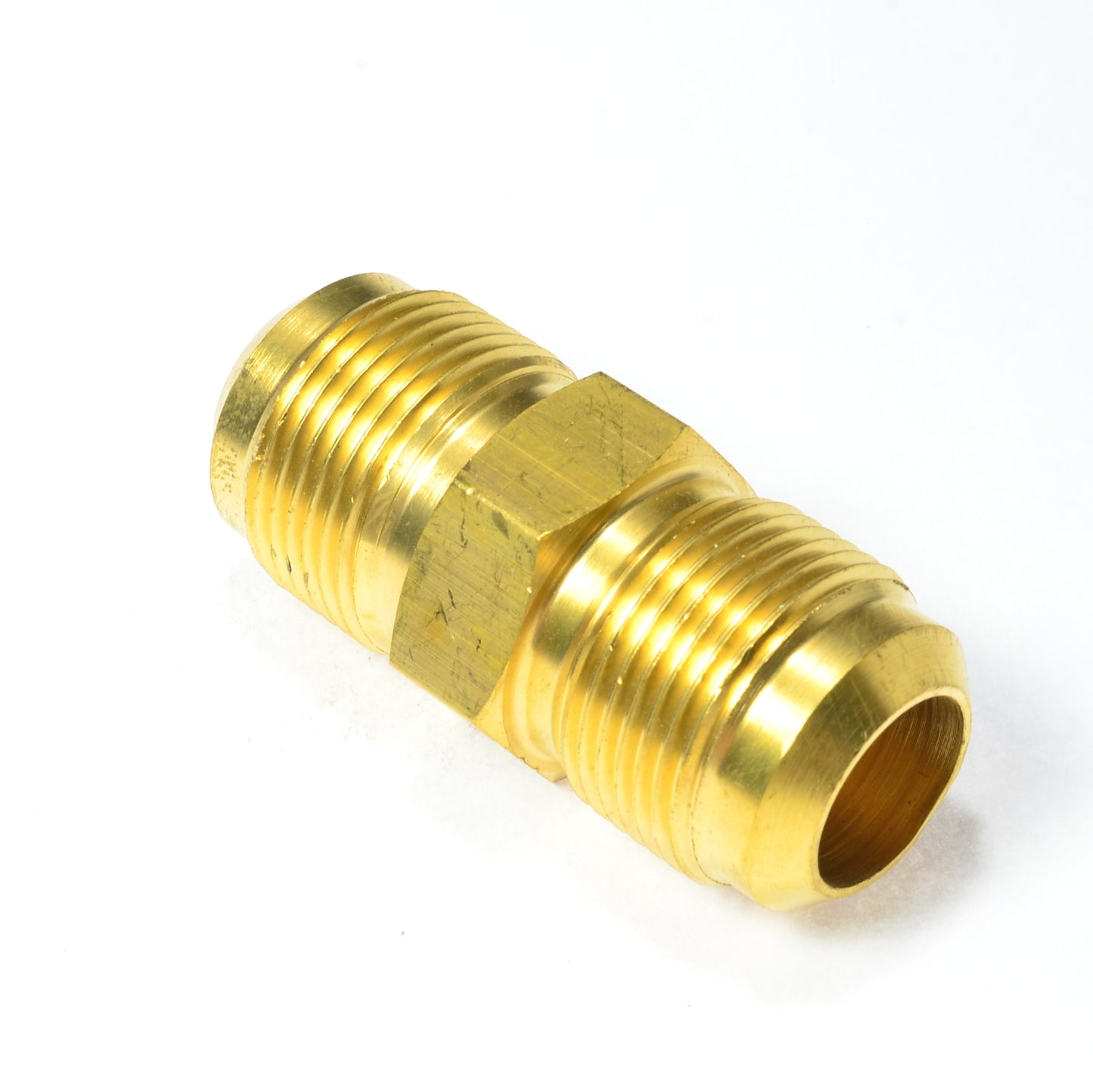 3/4 Male Flare Straight Union Coupling Mfl Sae 45 Degree Flare Fitting propane natural gas HVAC