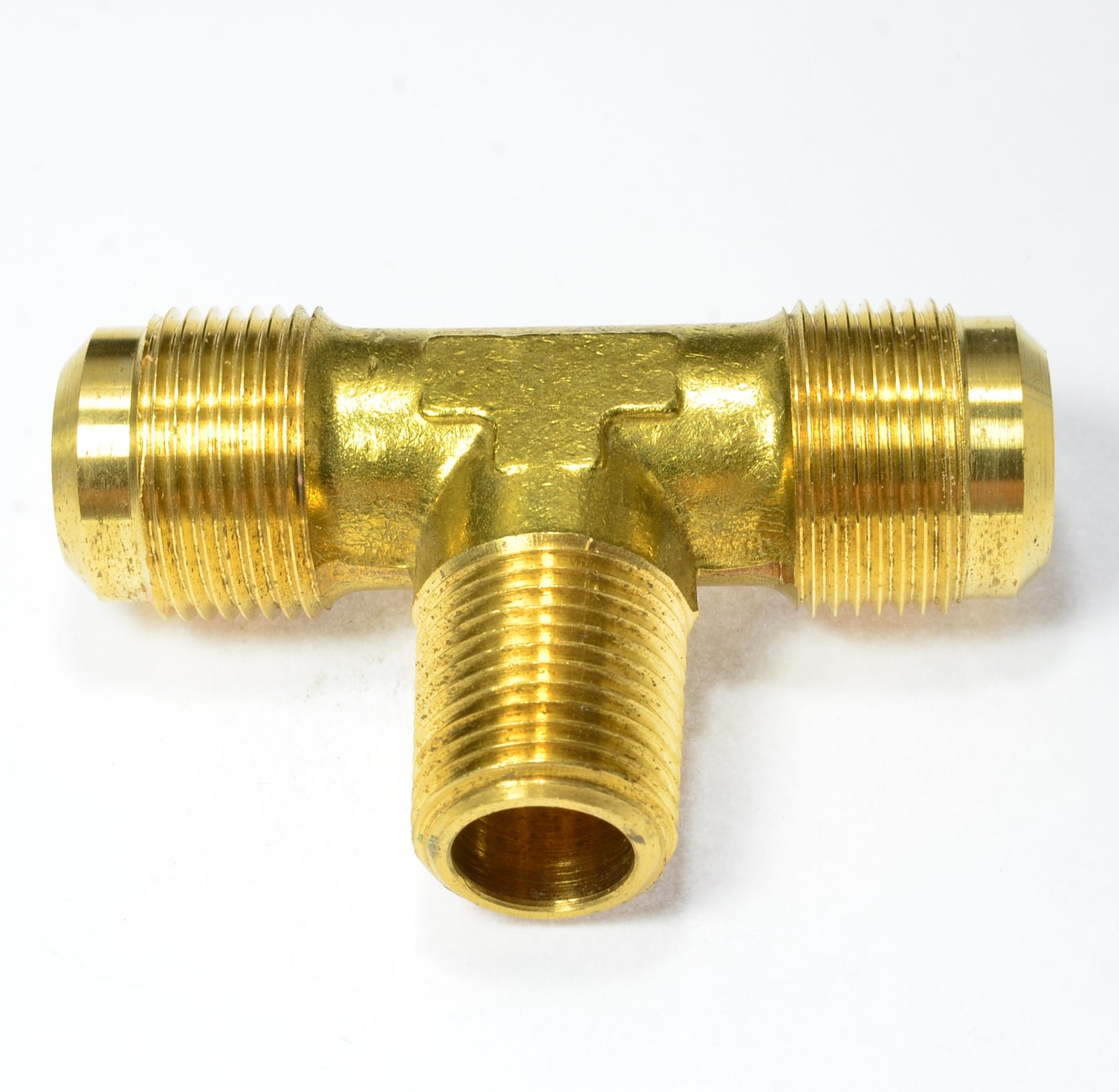 3/4 Od to 1/2 Npt Sae 45 Flare to Male Pipe Branch Tee Propane Gas Air