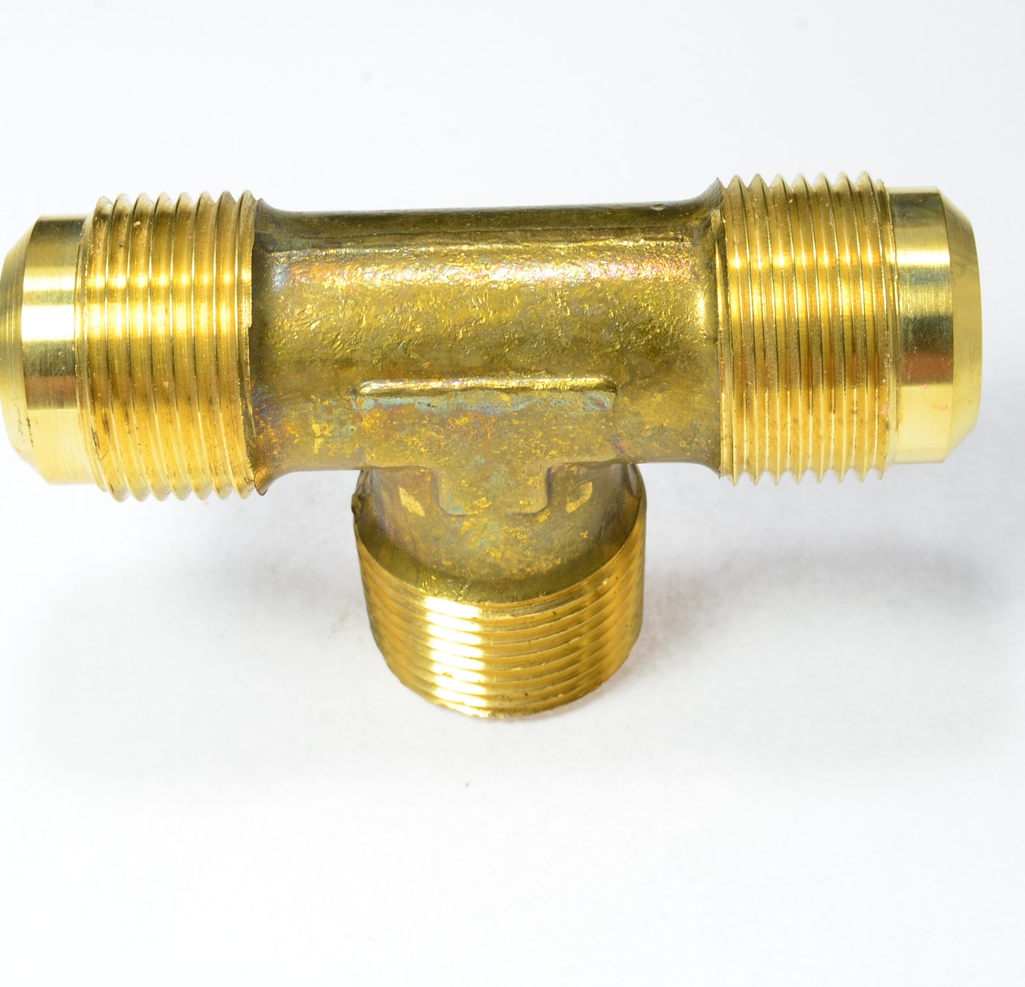 3/4 Od to 3/4 Npt Sae 45 Flare to Male Pipe Branch Tee Propane Gas Air