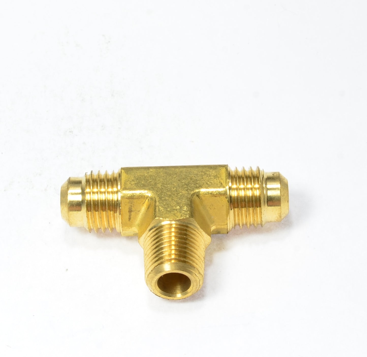 1/4 Od to 1/8 Npt Sae 45 Flare to Male Pipe Branch Tee Propane Gas Air