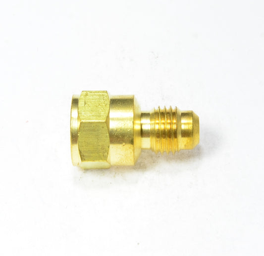 1/4 Male Sae 45 Flare to 1/4 Female Npt Pipe Adapter Fitting for Propane Gas HVAC