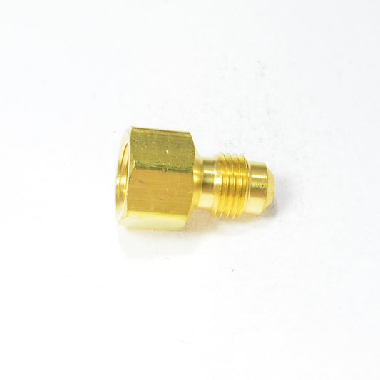 5/16 Male Sae 45 Flare to 1/4 Female Npt Pipe Adapter Fitting for Propane Gas HVAC