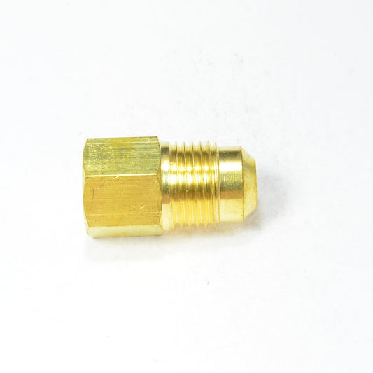 3/8 Male Sae 45 Flare to 1/4 Female Npt Pipe Adapter Fitting for Propane Gas HVAC