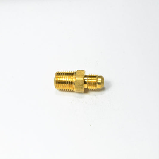 1/4 Od Male Sae 45 Flare to 3/8 Npt Male Straight Adapter Fitting for Natural Gas Propane HVAC