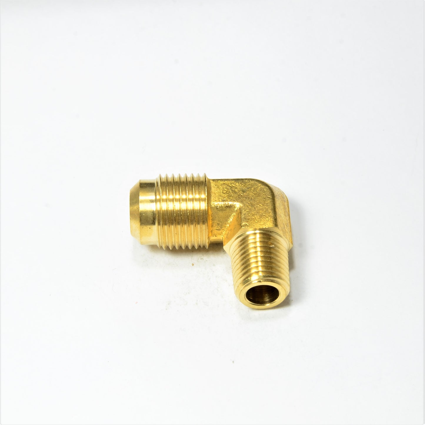 1/2 Od Male Sae 45 Flare to 1/4 Npt Male Elbow L Adapter Fitting for Natural Gas Propane HVAC