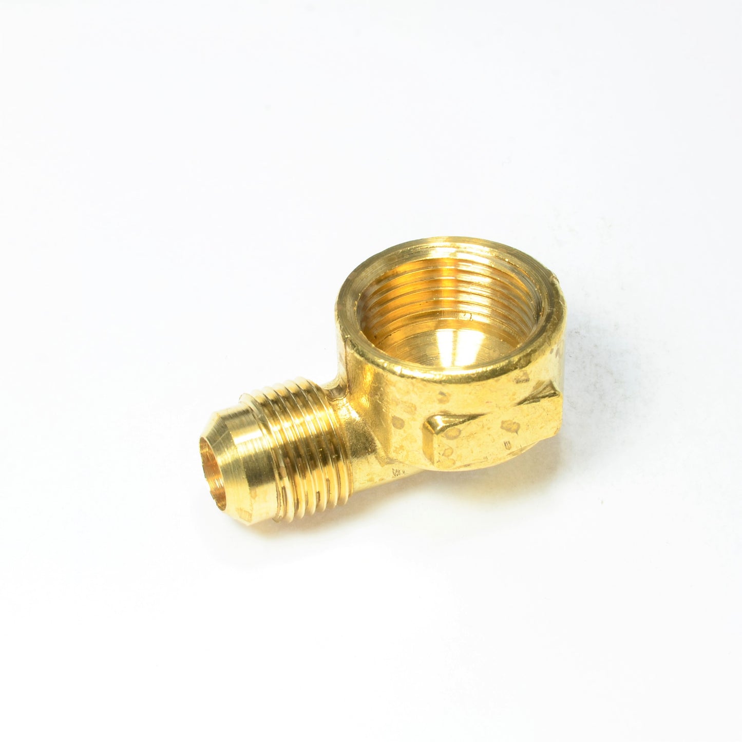 1/2 Od Male Sae 45 Flare to 3/4 Npt Female Elbow L Adapter Fitting for Natural Gas Propane HVAC