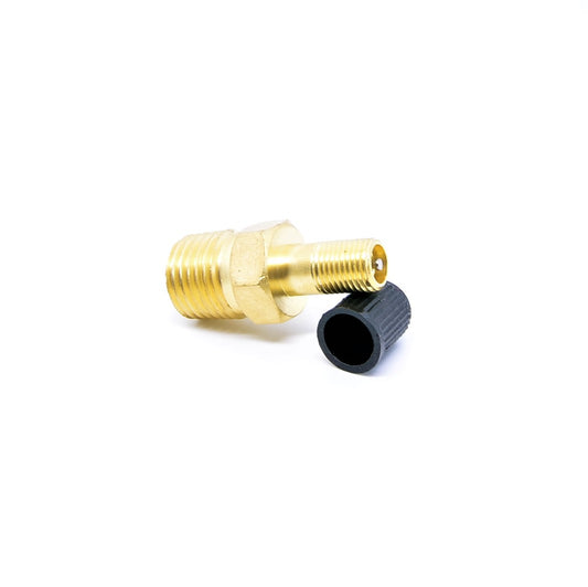 FASPARTS Brass Tank Valve 1/4" Male NPT Male NPT  MIP Fits Tire Inflater Valve