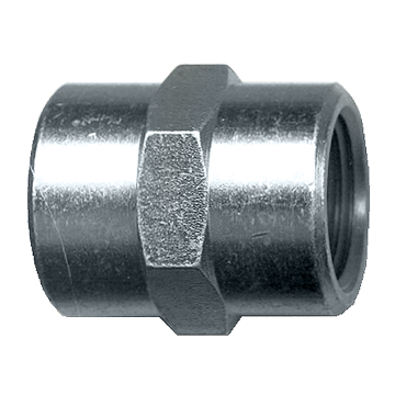 Steel 1-1/2" Female Npt Fpt Fip Thread Pipe Fitting Straight Coupling Joiner WOG