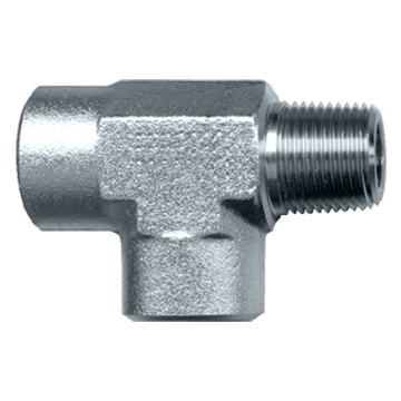 Steel Street Tee Fitting 1 inch NPT Male Female Fuel Air Oil