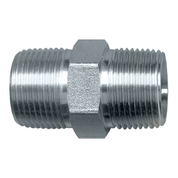1-1/2 inch to 1 inch Npt Male Reducer Hex Nipple Mip Mpt Carbon Steel Pipe Fitting Fuel Oil Gas Liquid Air WOG