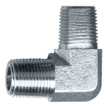 1-1/4 inch Male Npt Mpt Steel Male Elbow L 90 Degree Vacuum Fuel Air Water Oil Gas