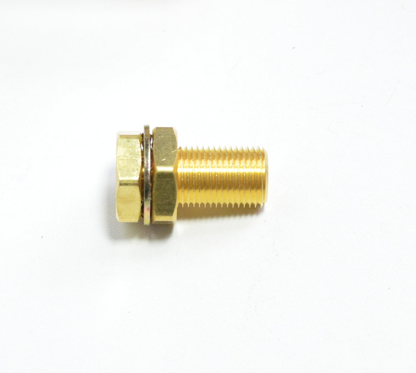 1/8" NPT x 1.5" Length Brass Bulkhead Terminal Bolt Air Brake FasParts