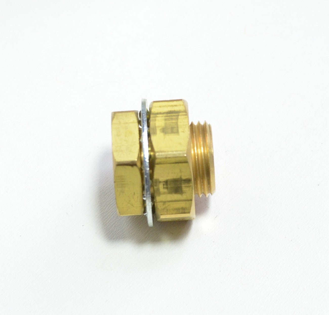 1/4" NPT x 31/32" Bulkhead Fitting Terminal Bolt Brass Female Short Air Fasparts