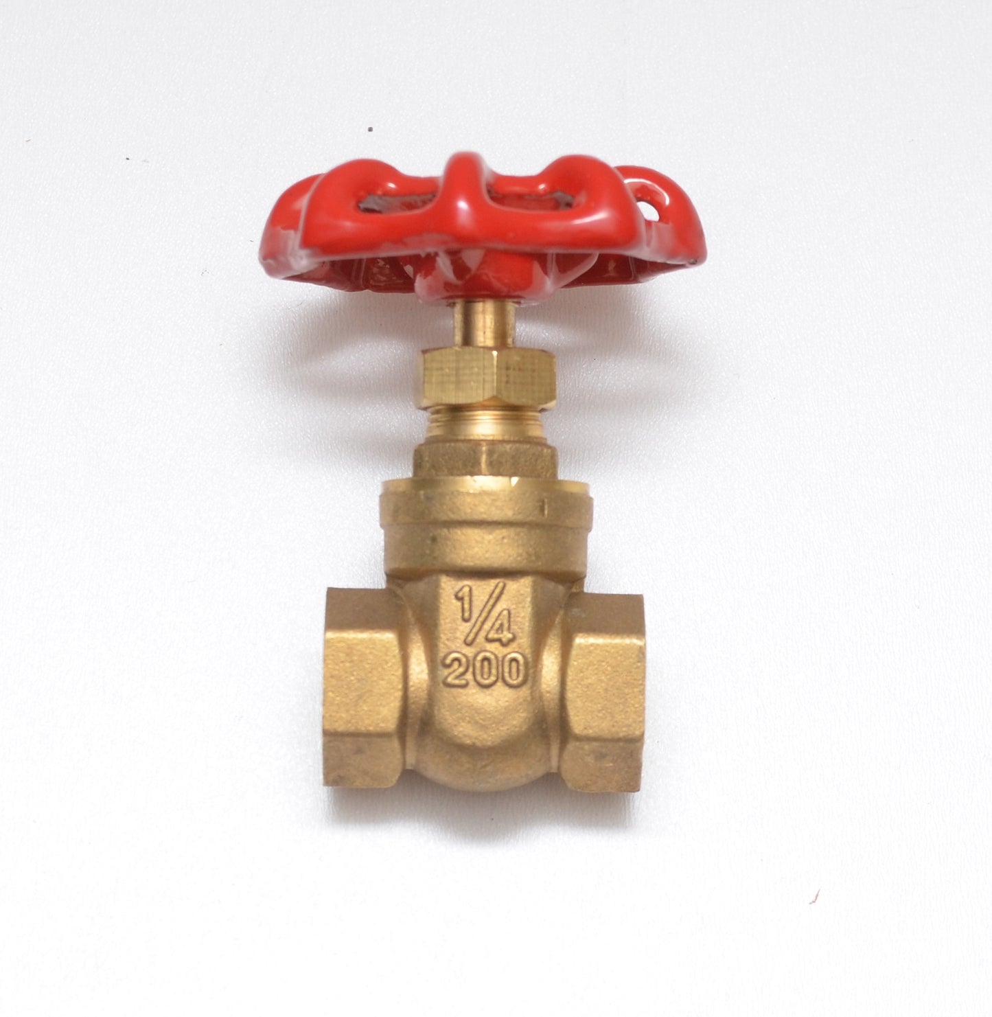 FASPARTS Gate Valve Female to Female 1/4 inch NPT Female inch NPT FIP FPT FIP FPT 200 PSI Water Oil Gas WOG