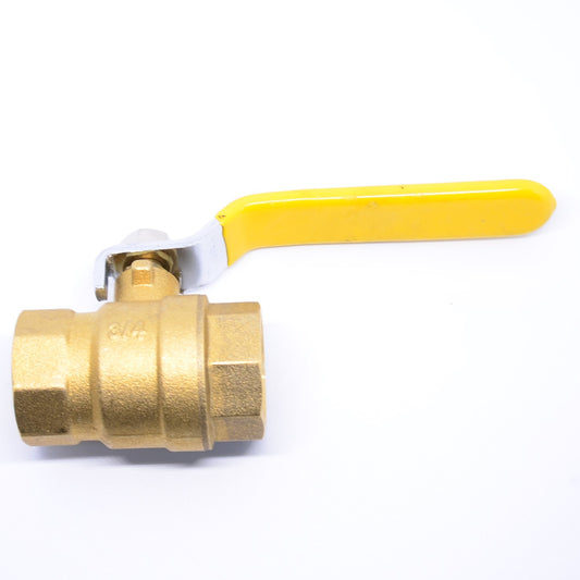 FASPARTS Brass 600 PSI WOG Water Oil Gas FULL PORT 3/4 Female NPT FIP FPT Ball Valve NPT Female NPT FIP FPT  FIP
