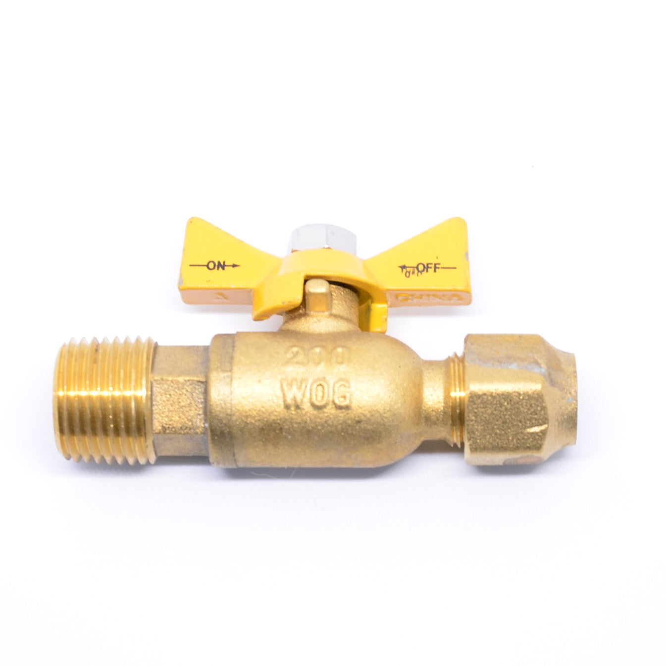 FASPARTS Fuel Oil Tank Utiility Ball Valve 3/8 Tube x  1/2 Male NPT