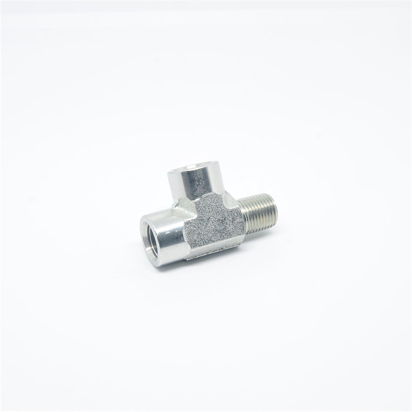 Steel Street Tee Fitting 1/8 Npt Male Female Fuel Air Oil Splitter FasParts