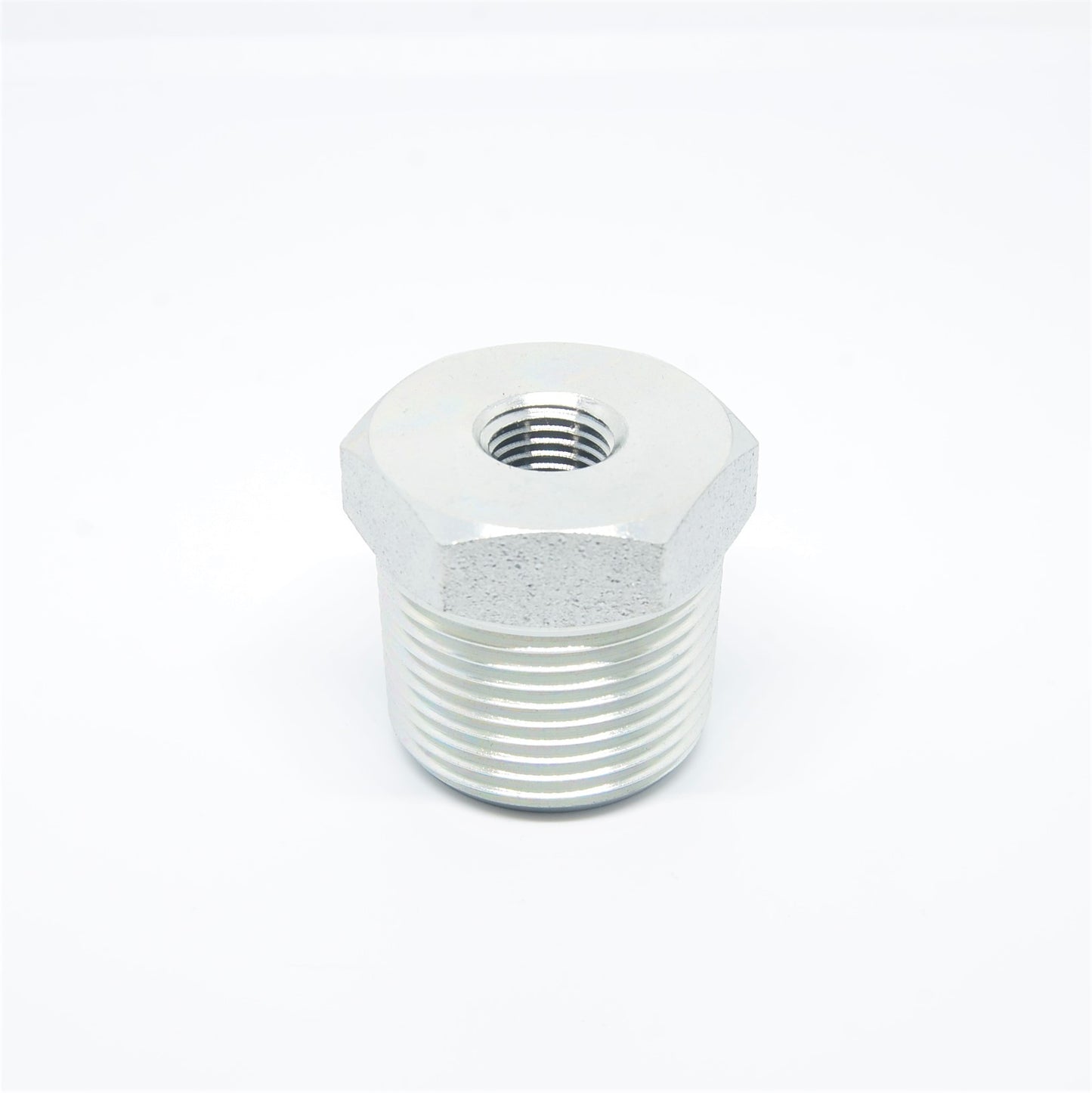 Steel 1 inch Male to 1/4 Female Npt Reducer bushing pipe fitting Fuel Oil Gas Liquid Gauge Probe