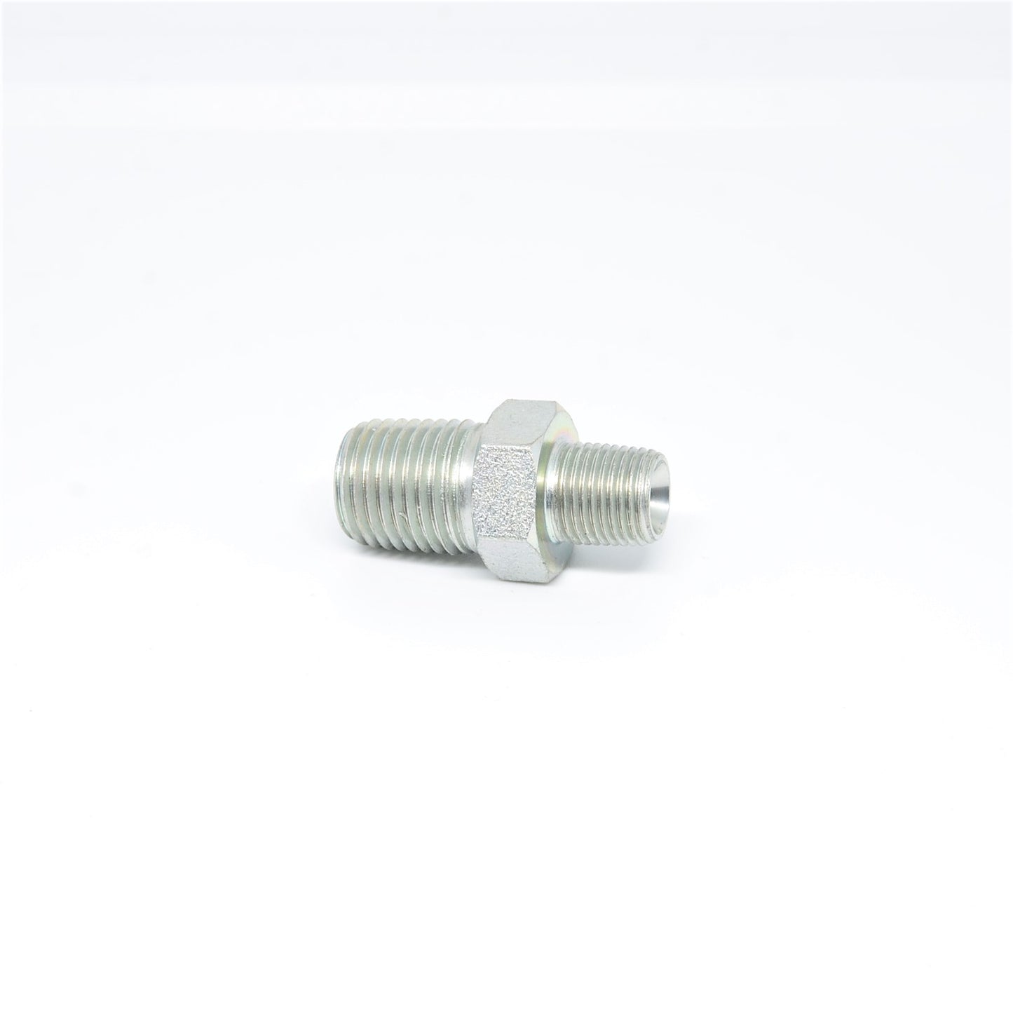 1/4 to 1/8 Npt Male Reducer Hex Nipple Mip Mpt Carbon Steel Pipe Fitting Fuel Oil Gas Liquid Air WOG
