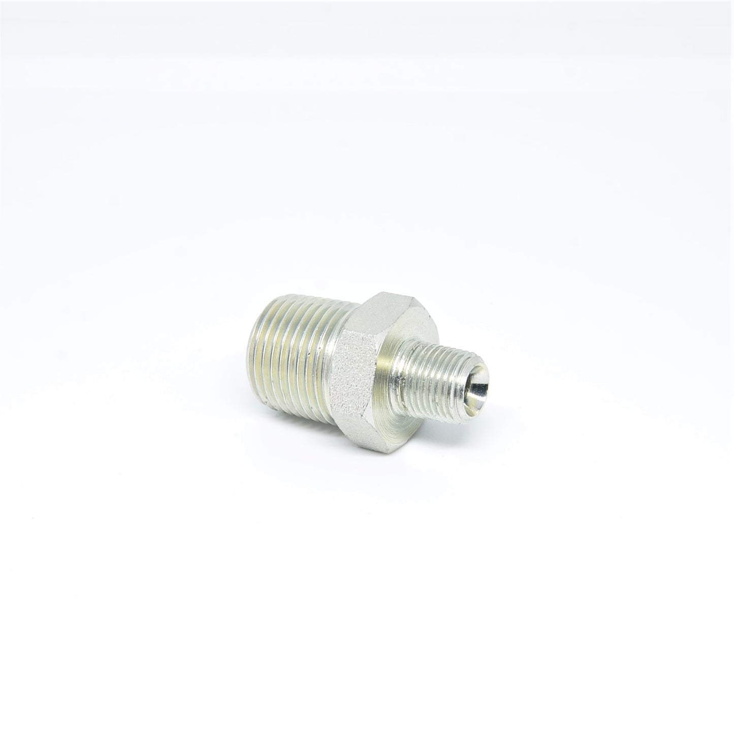 3/8 to 1/8 Npt Male Reducer Hex Nipple Mip Mpt Carbon Steel Pipe Fitting Fuel Oil Gas Liquid Air WOG