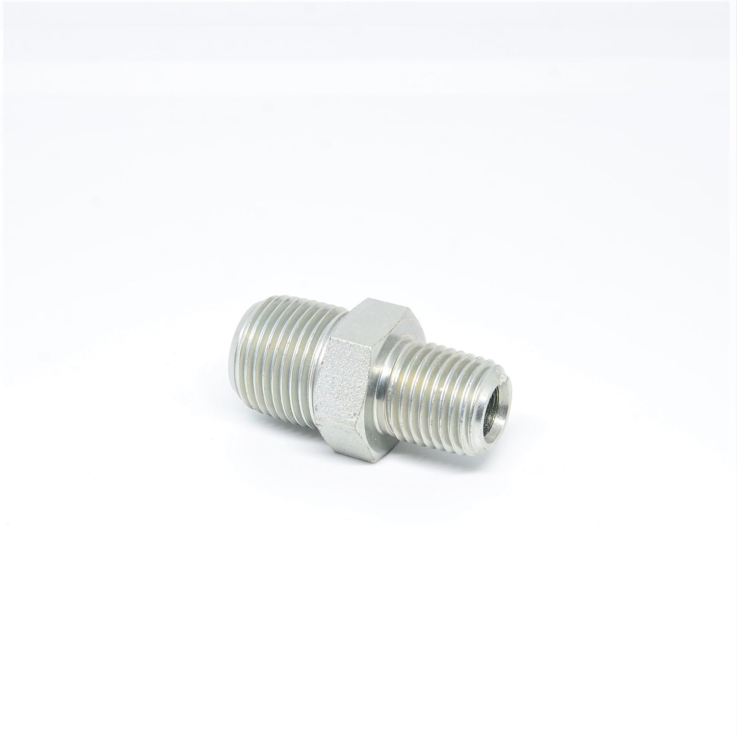 3/8 to 1/4 Npt Male Reducer Hex Nipple Mip Mpt Carbon Steel Pipe Fitting Fuel Oil Gas Liquid Air WOG