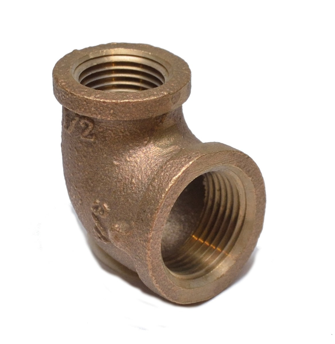 3/4 to 1/2 Npt Female Reducer 90 Degree Elbow Pipe Brass Fitting for Water Oil Gas