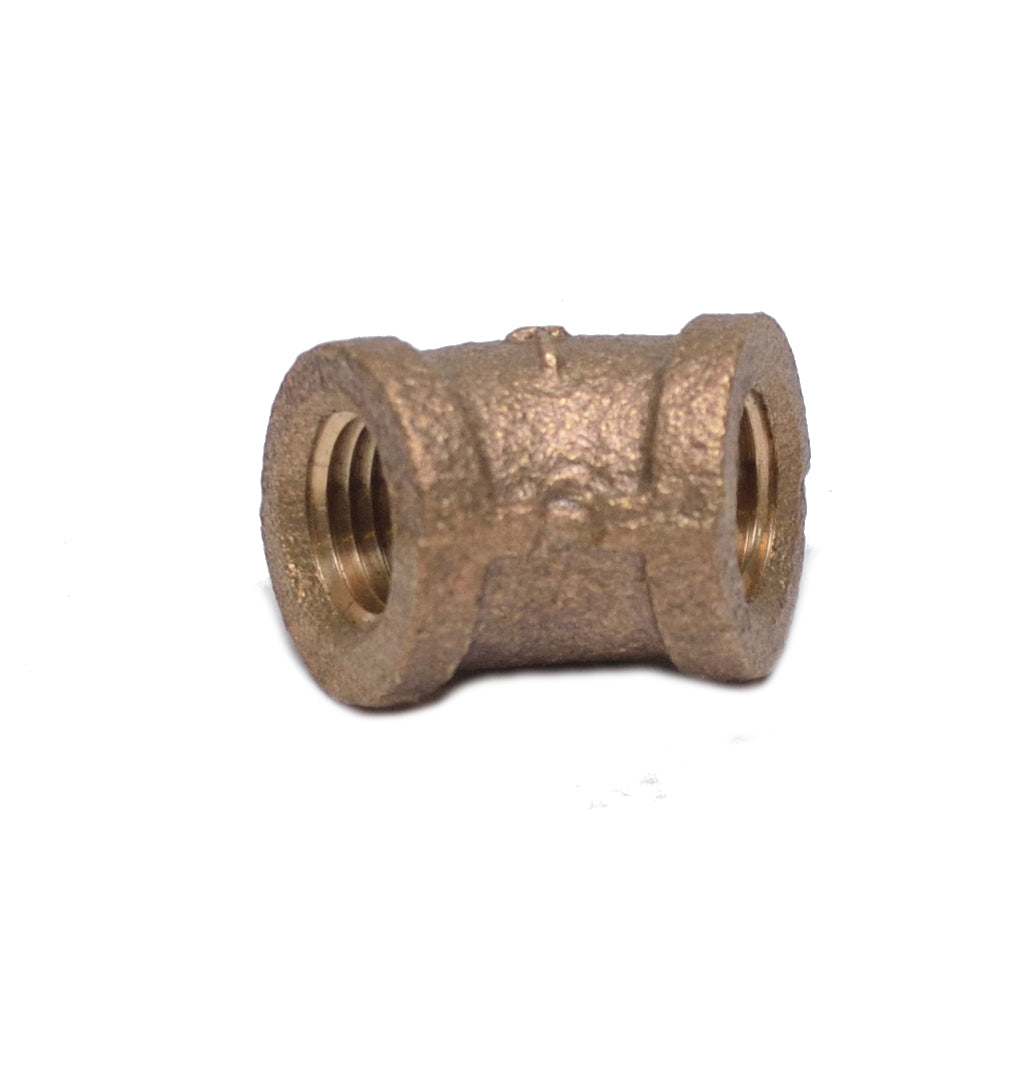 1/4 Npt Female 45 Degree Elbow Brass Fitting Water Oil Gas Fuel Air