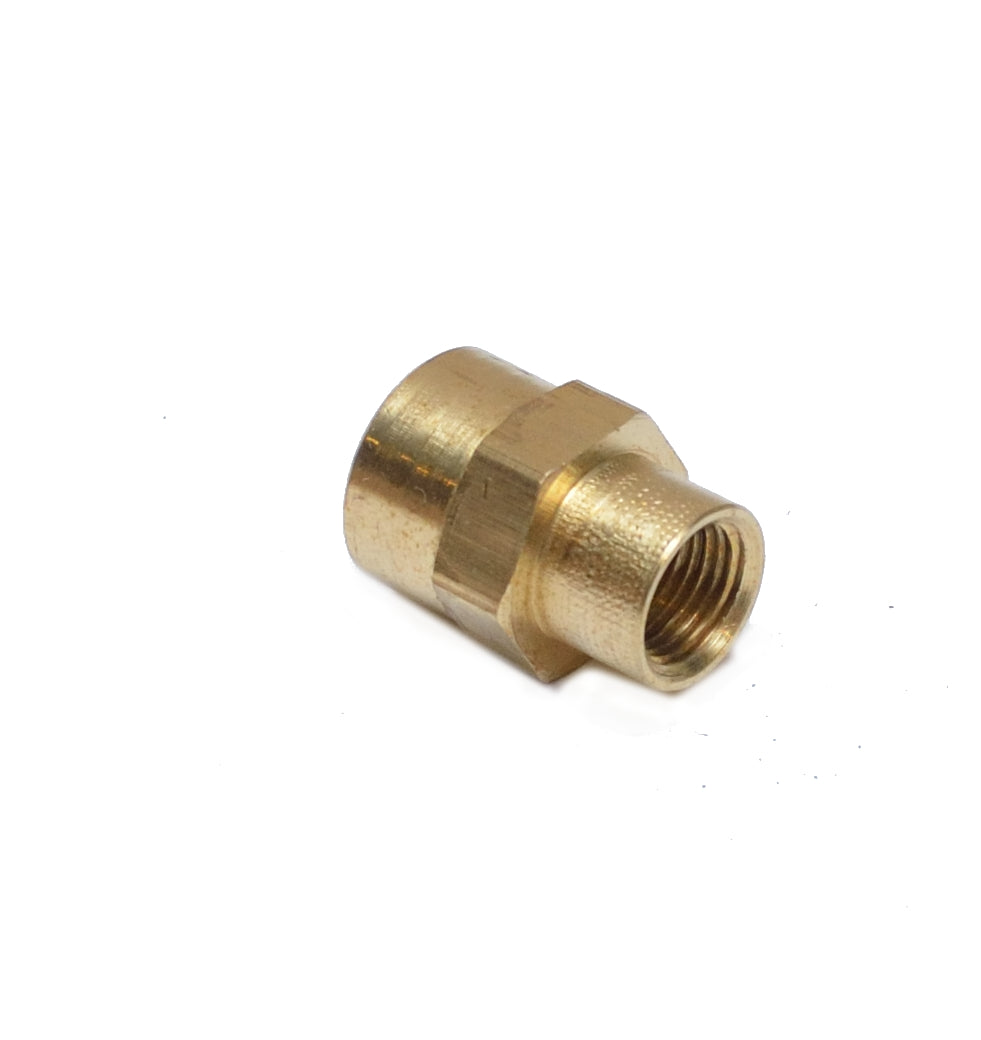 Reducer 1/4" to 1/8" Npt Female Pipe Adapter Coupler Brass Fitting Water Oil Gas
