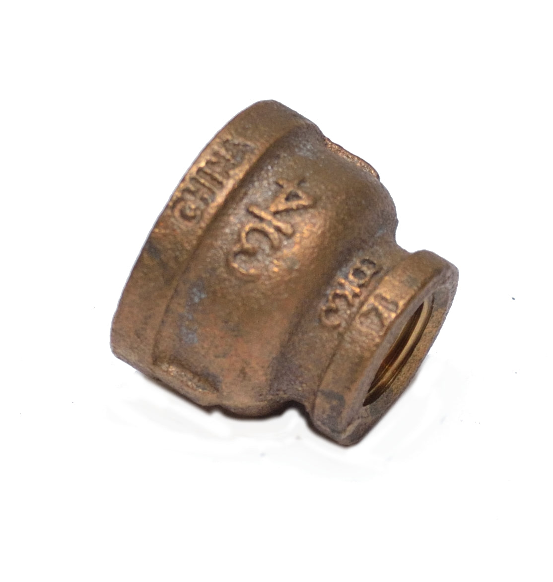 Reducer 3/4" to 3/8" Npt Female Pipe Adapter Coupler Brass Fitting Water Oil Gas