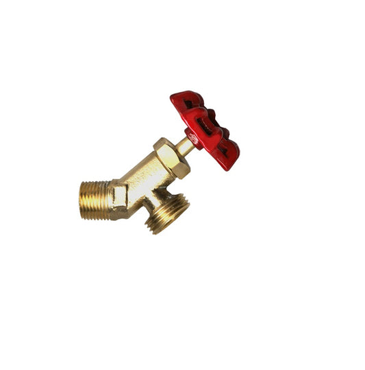 1/2" NPT x 3/4" GHT Male Compression BIBB Faucet Outdoor Use by FasParts