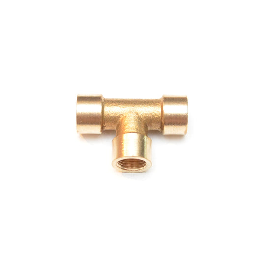 1/8" BSP Female British Pipe Thread Brass Female Tee Fitting