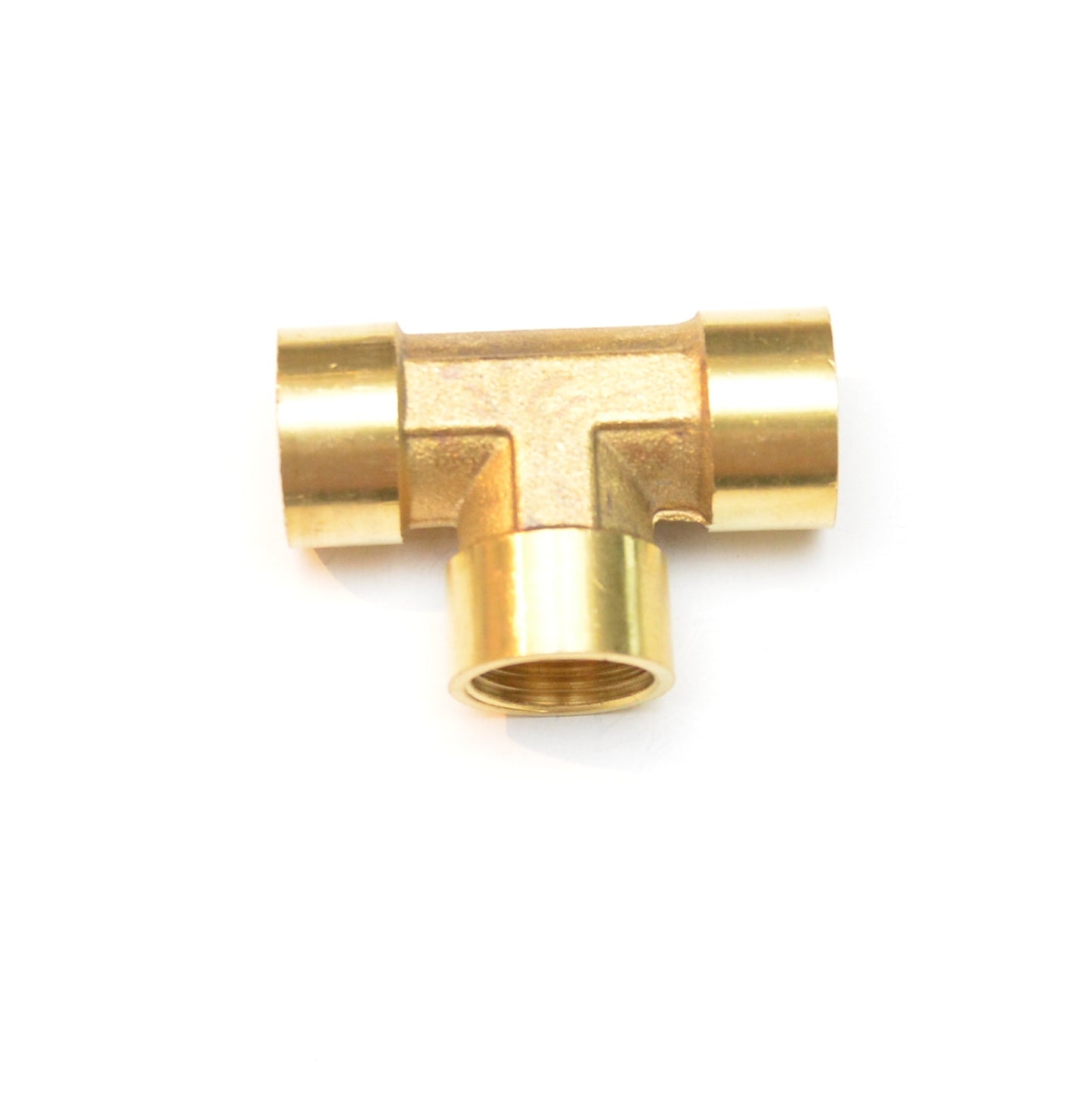 3/8" BSP Female British Pipe Thread Brass Tee Fitting