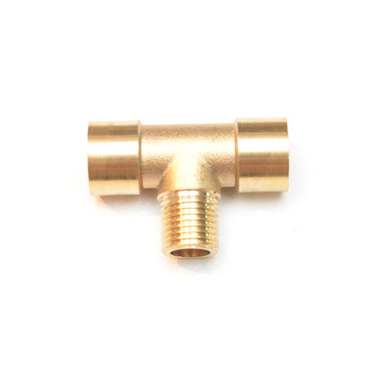 1/4" BSP Female - 1/4" BSP Male Center Branch Tee British Thread Fitting