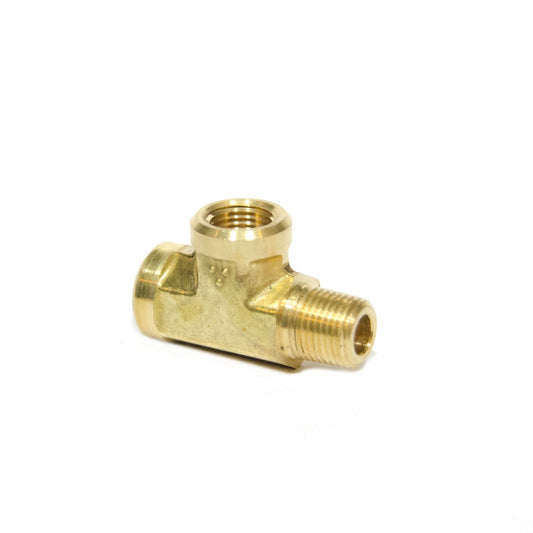 1/8 Npt Male Female Street Tee T Forged Brass Pipe Fitting Fuel Air Oil Gauge