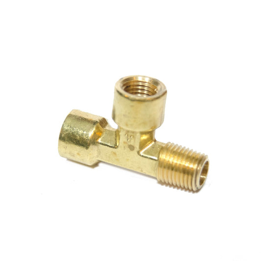 1/4 Npt Male Female Street Tee T Forged Brass Pipe Fitting Fuel Air Oil Gauge