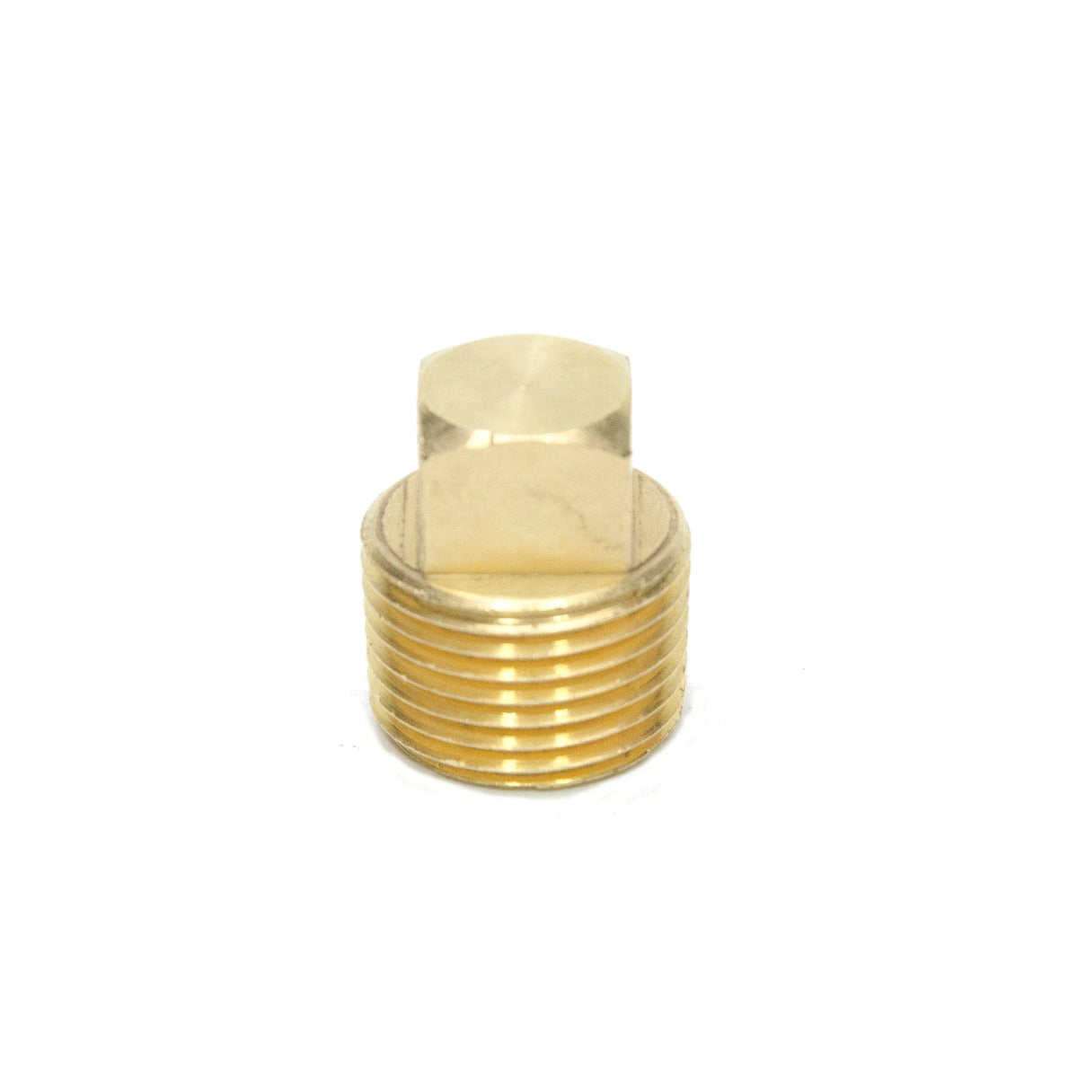 3/8 Male Npt Square Head Pipe Plug Bung Brass Fitting Water Oil Fuel Air Vacuum