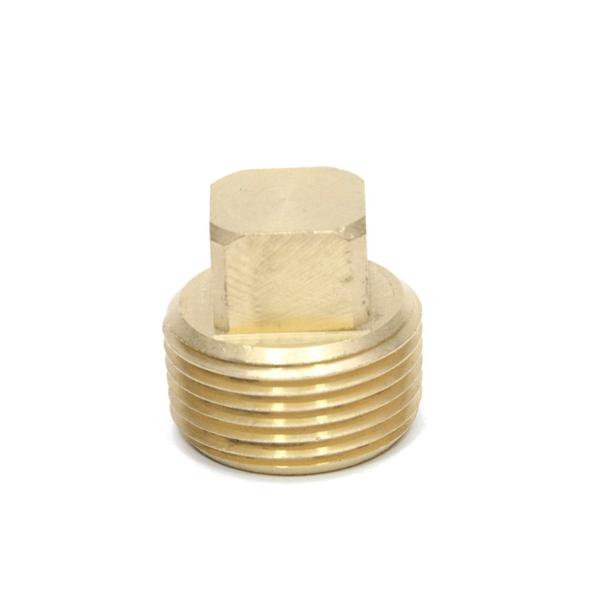 3/4 Male Npt Square Head Pipe Plug Bung Brass Fitting Water Oil Fuel Air Vacuum