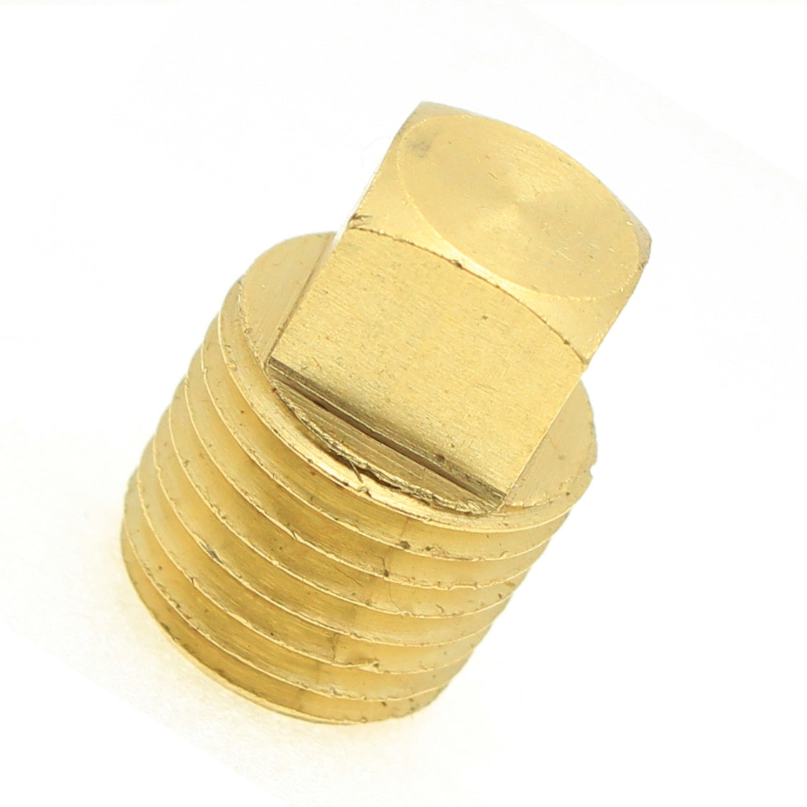 1/4 Male Npt Square Head Pipe Plug Bung Brass Fitting Water Oil Fuel Air Vacuum