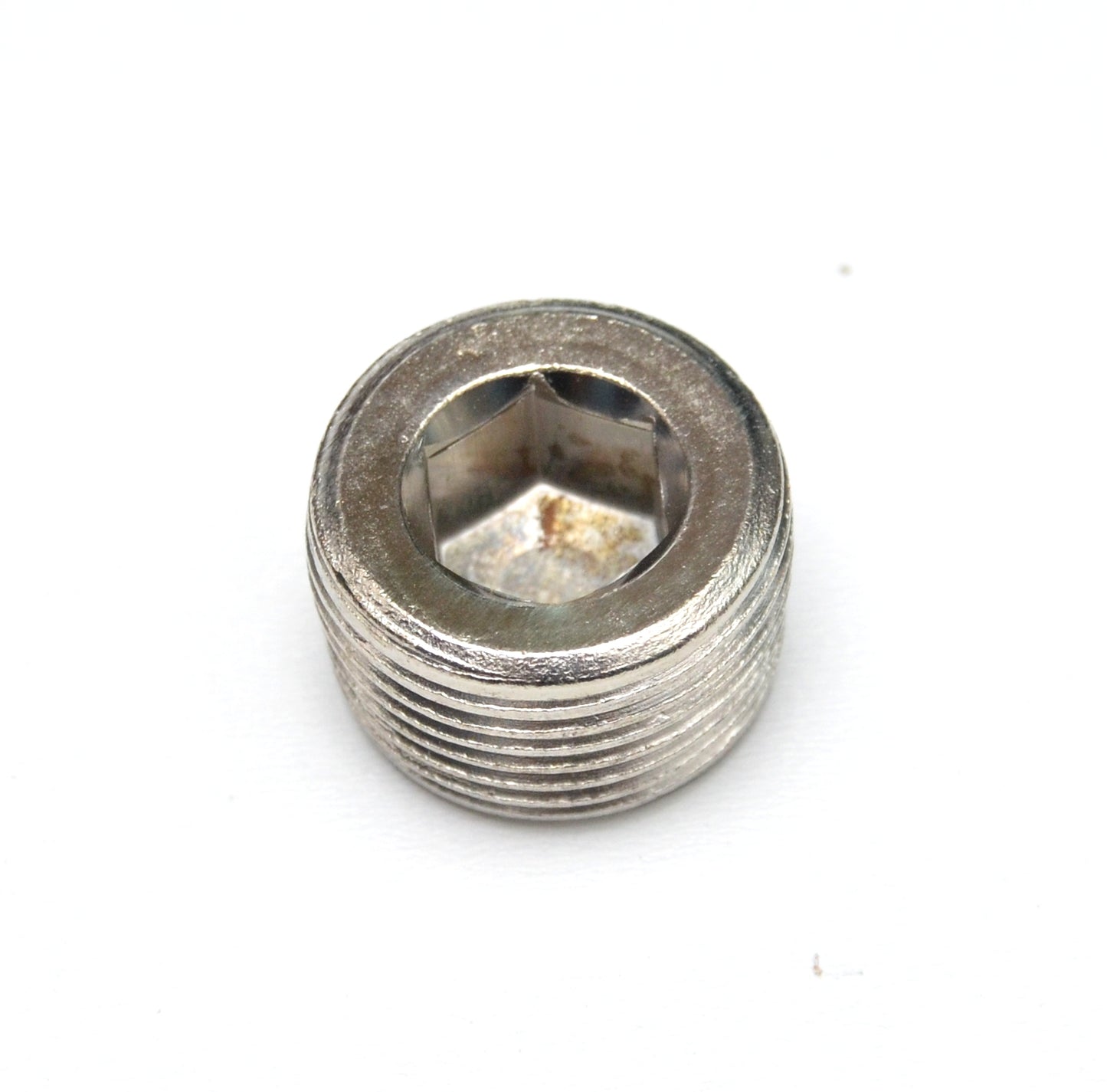 3/4" BSPT Male Countersink Plug British Tapered Thread (R) Steel 118BSPT-E