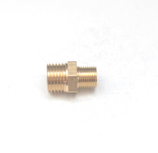 1/4" BSP Male - 1/8" BSP Male REDUCER British Hex Pipe Nipple Union