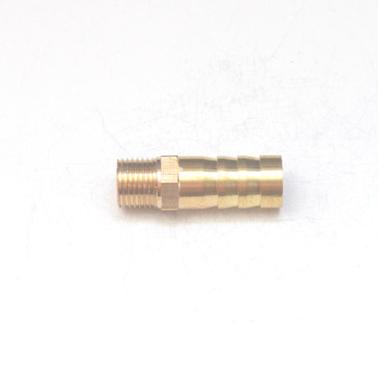 Brass Straight Male 10mm Hose ID Barb - 1/8" BSP Male