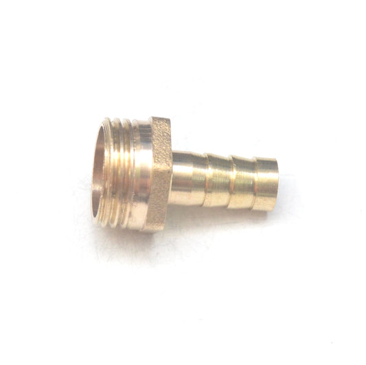 Brass Straight Male 10mm Hose ID Barb - 1/2" BSP Male