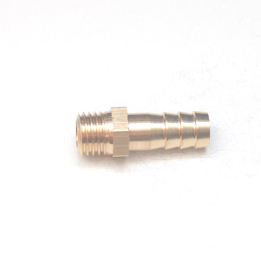 Straight 10 mm ID x M12x1.5 Male Metric Threaded Barbed Hose End Fitting